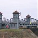 Hubbrücke im Handelshafen (de) in Magdeburg city