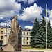 A monument to Academician Sergei Pavlovich Korolev in Zhytomyr city