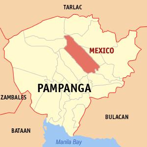 Map Of Pampanga Province Mexico