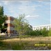 Руины гостиницы в городе Державинск