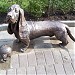 Памятник собаке по кличке Дружок в городе Кострома