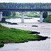 Железнодорожный мост через реку Лугу в городе Кингисепп