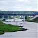 Железнодорожный мост через реку Лугу в городе Кингисепп