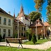 Small park behind two gates in Braşov city