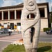 Stone statue in Braşov city