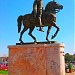 Skanderbeg Monument in Skopje city