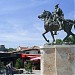 Skanderbeg Monument in Skopje city