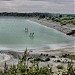 Retention basin of the nearby Alkali Works Plant