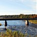 Мост через реку Лугу в городе Кингисепп