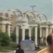 Трёхарочные ворота - вход в парк им. Кирова в городе Ижевск