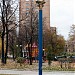 Фигурка Пегаса на колонне в городе Москва