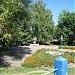 Небольшой сквер у памятника Яблочкову в городе Сердобск
