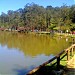 Lago do Parque do Carmo na São Paulo city