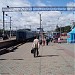 Minsk-Passazhirsky railway station in Minsk city