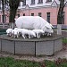 Памятник свинье мясной породы в городе Полтава