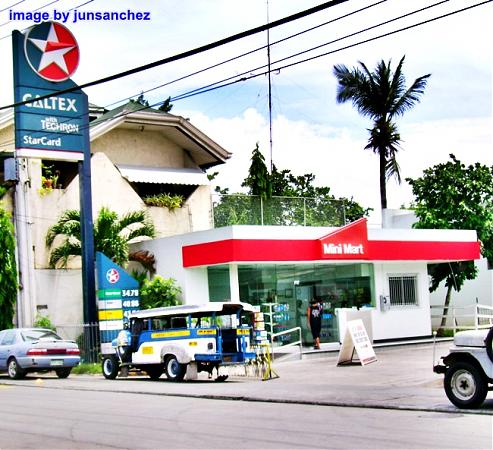 m h gas station