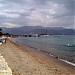 Beach in Eilat city