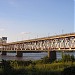 Крюковский мост через реку Днепр в городе Кременчуг