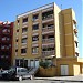 Brown building in Tirana city
