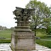 Stone Column Capital (Leftover from Nearby Old US Capitol Columns Exhibit) in Washington, D.C. city