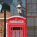 Лондонская телефонная будка в городе Рязань