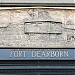 Site of Fort Dearborn in Chicago, Illinois city