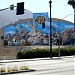 Warner Brothers cartoon mural