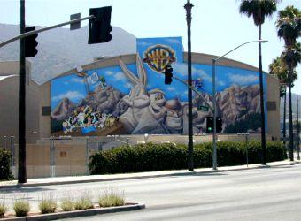 Warner Bros. Tears Down Animation Mural On Burbank Lot