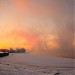 Затопленный причал в городе Москва