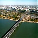 Димитровский мост через реку Обь в городе Новосибирск