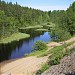 Разлив реки Серебристая в городе Заходское
