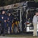 burnt bus (en) dans la ville de Marseille