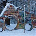 Площадка для отдыха с навесом — «Дом с дырками» в городе Москва