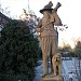 Sandsteinfigur eines kurfürstlichen Hofjägers in Stadt Dresden