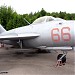 Истребитель МиГ-17А в городе Москва