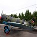 Soviet fighter aircraft Polikarpov I-16 Type 10 in Moscow city