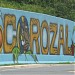 Mural de Corozal en la ciudad de Corozal