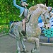 Скульптура «Вовк-вершник» в місті Дніпро