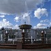 Main fountain on Lenina square in Khabarovsk city