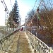 Висячий мост (Мост «Влюблённых») через овраг в городе Уфа