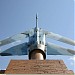 Памятник самолёту МиГ-23МЛ в городе Луховицы