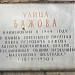 Памятная доска «Улица Бажова» в городе Москва