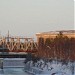 Железнодорожный мост в городе Полярные Зори