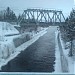 Железнодорожный мост в городе Полярные Зори