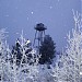 Охранная вышка времен строительства ГЭС в городе Полярные Зори