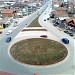 Roundabout in Fushë Kosovë / Kosovo Polјe city