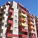 New colorful building in Tirana city