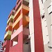 New colorful building in Tirana city