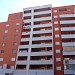 Grey & Orange Building in Tirana city