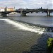 Jirásek bridge in Prague city